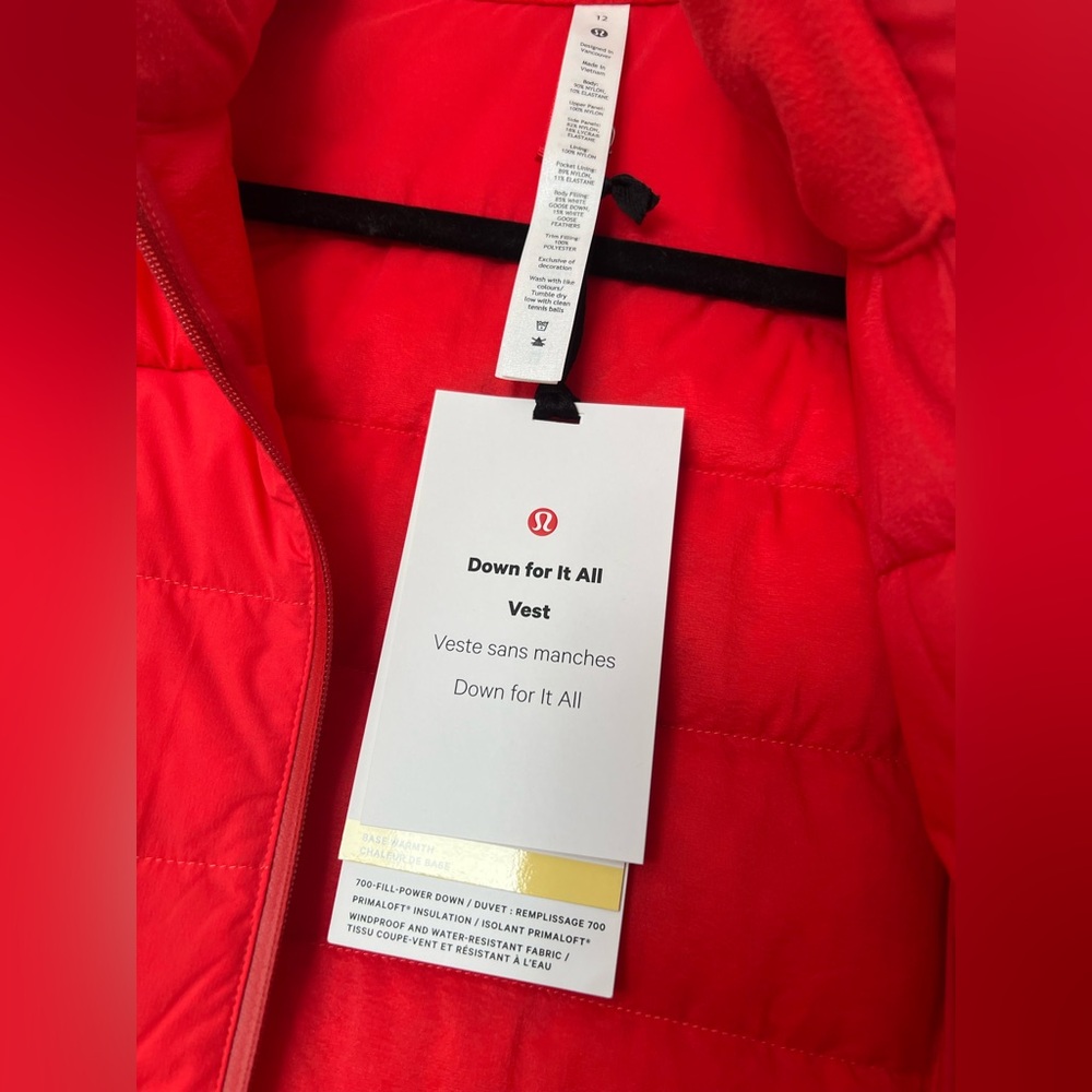 Lululemon Down For It All Vest - Picture 5 of 13